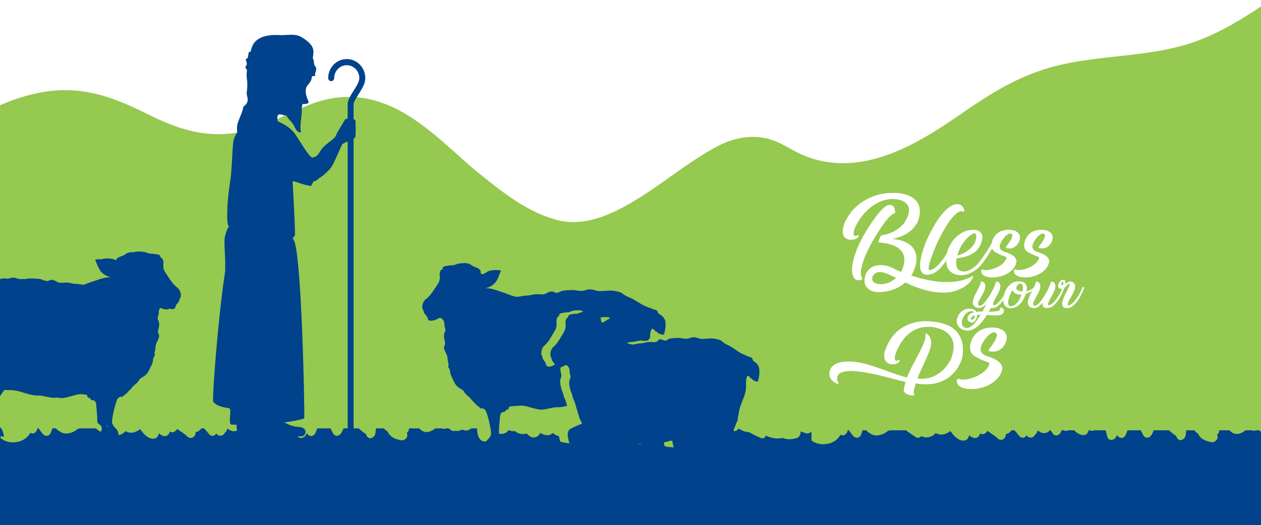 Bless Your Pastor Shepherd Logo